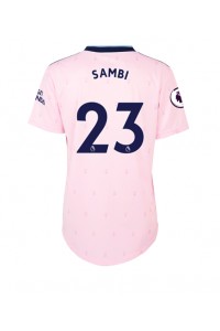 Fotbalové Dres Arsenal Albert Sambi Lokonga #23 Dámské Třetí Oblečení 2022-23 Krátký Rukáv